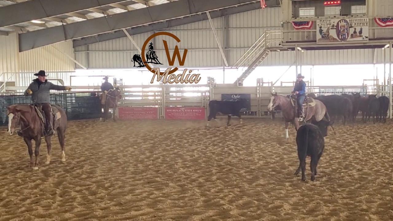 Ranch Cutting Clinic At The Montague County Cowboy Church - December 2022