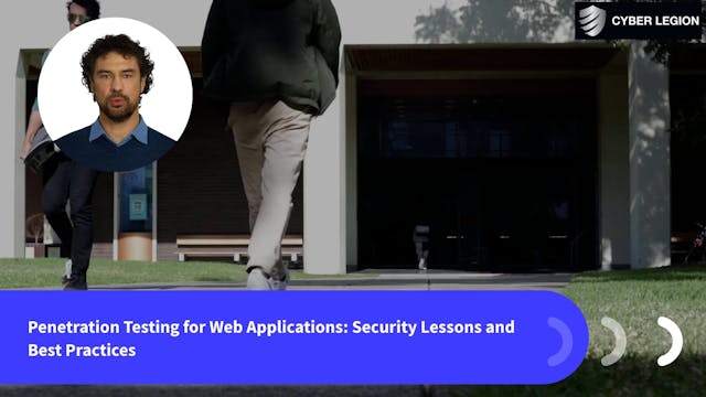 Penetration Testing for Web Applications Security Lessons and Best Practices