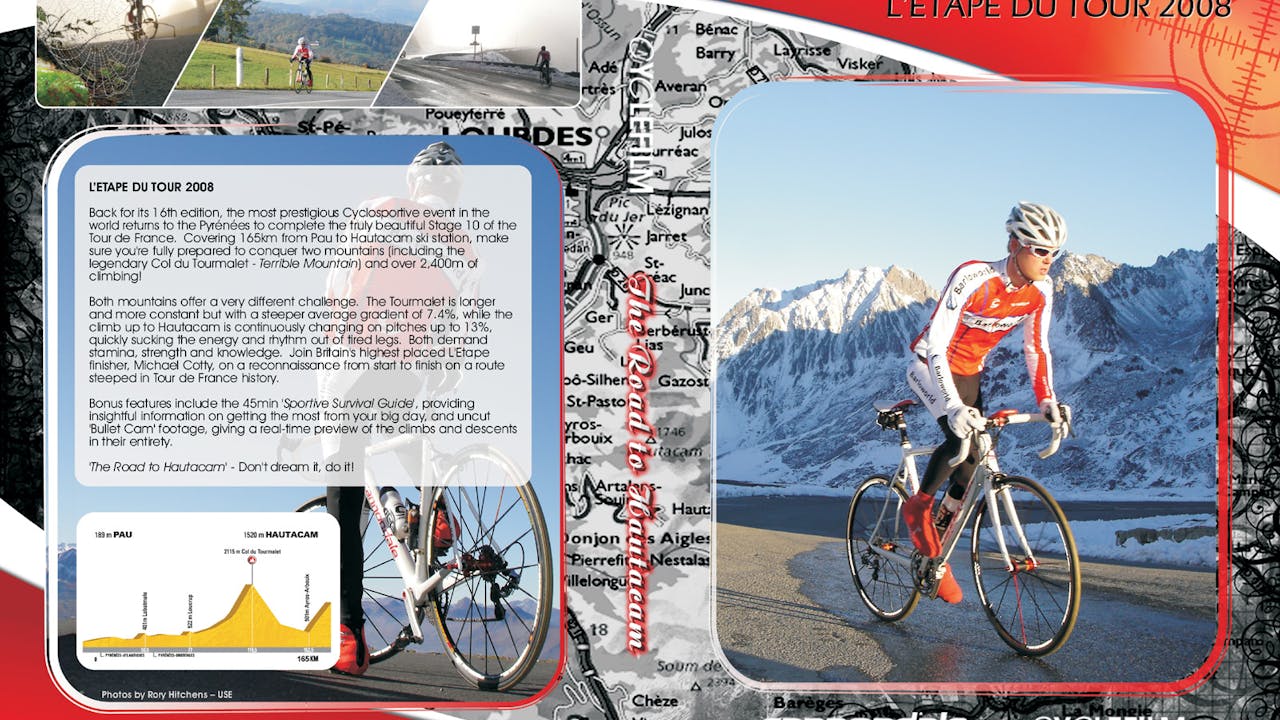 Ride the Pyrenees 2 - Tourmalet & Hautacam - Route Preview and Training Guide (L'Etape 2008)