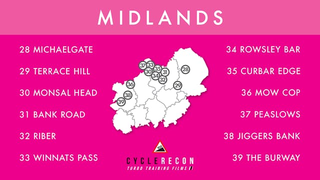 100 Climbs Download - 3. Midlands