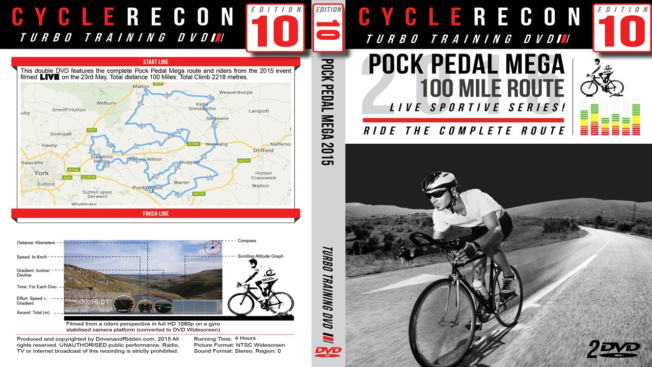 CycleRecon 10: Pock Pedal Mega 2015 - Turbo Training LIVE!