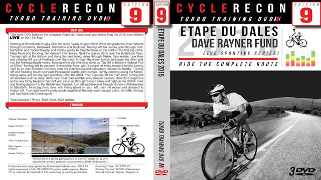 CycleRecon 9: Etape du Dales 2015 Part 3 - LIVE Turbo Training Triple