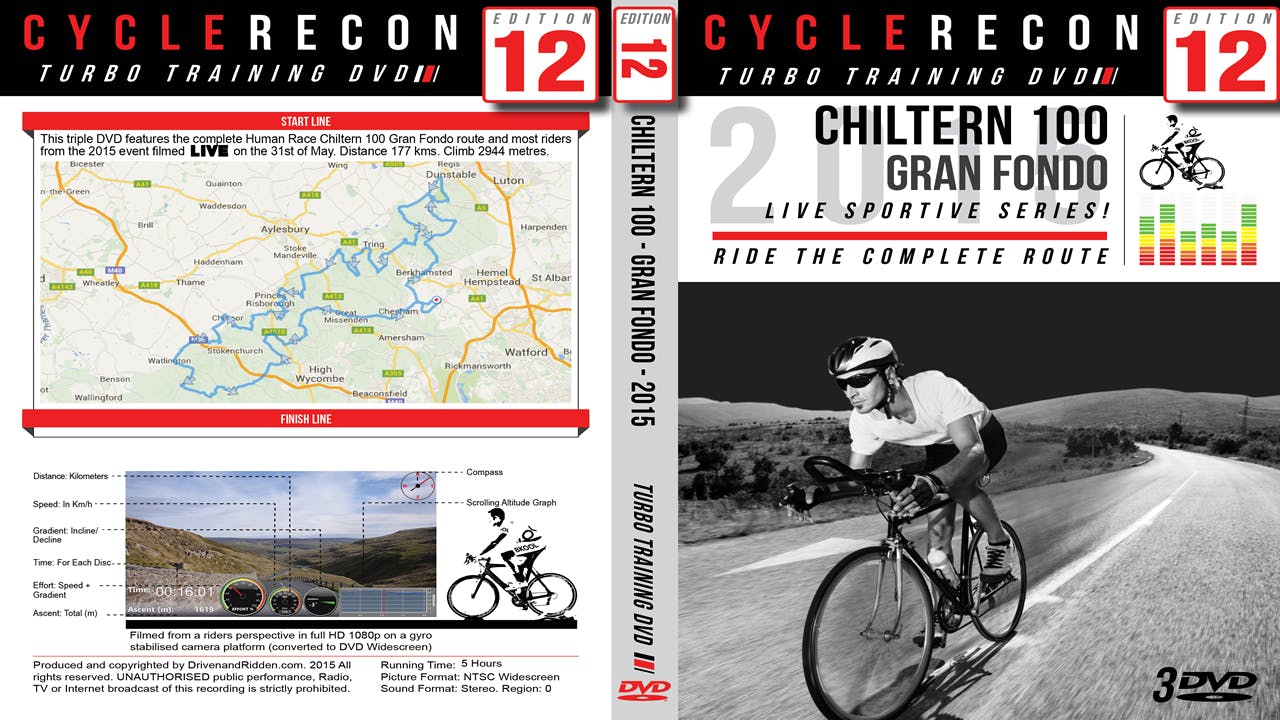CycleRecon 12: Chiltern 100 2015 - Gran Fondo - Turbo Training LIVE! 