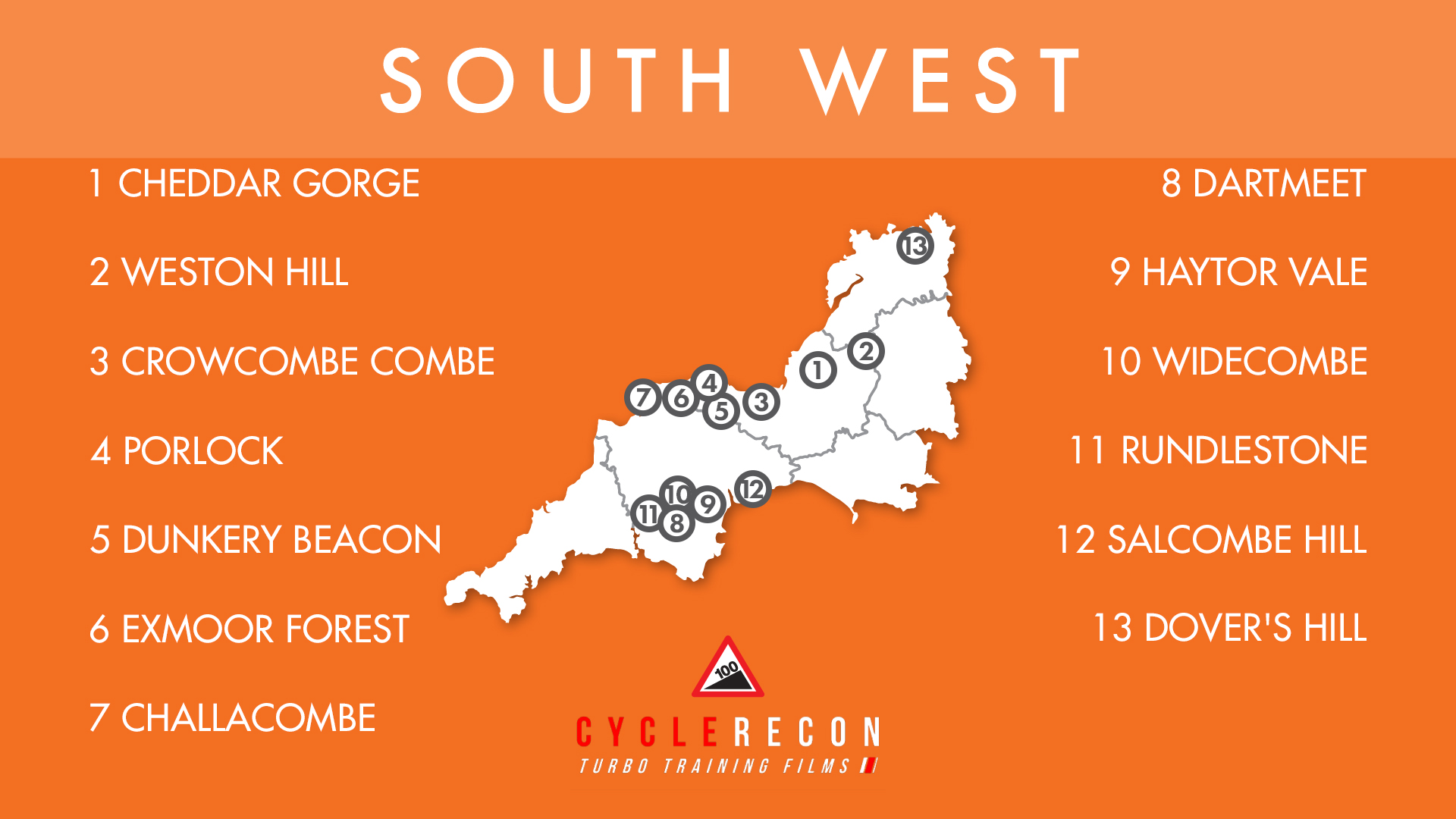100 Climbs Download - 1. South West