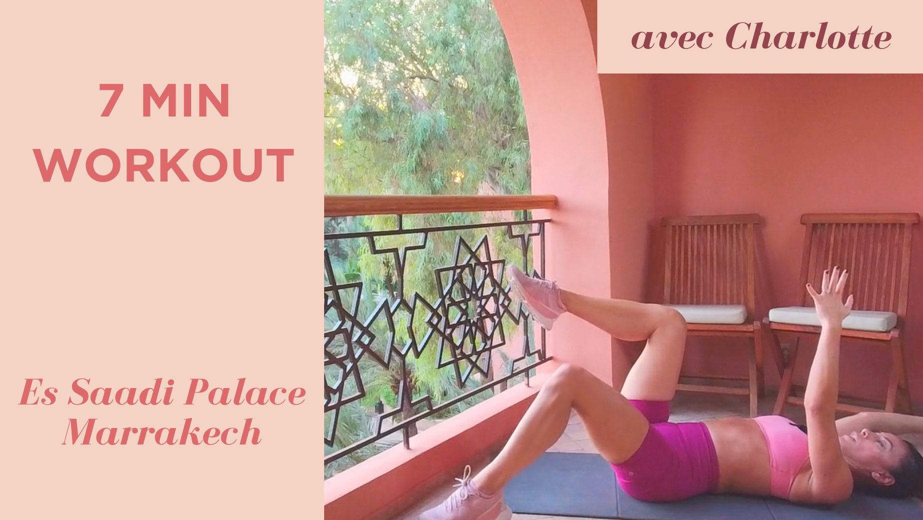 FIT ABS à Es Saadi avec Charlotte 7min