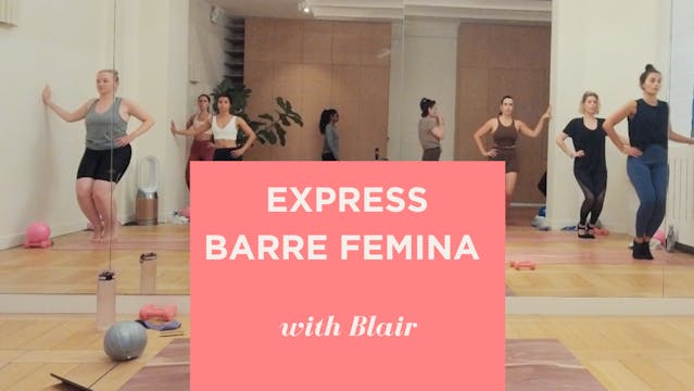 BARRE with Blair 20min 🇬🇧