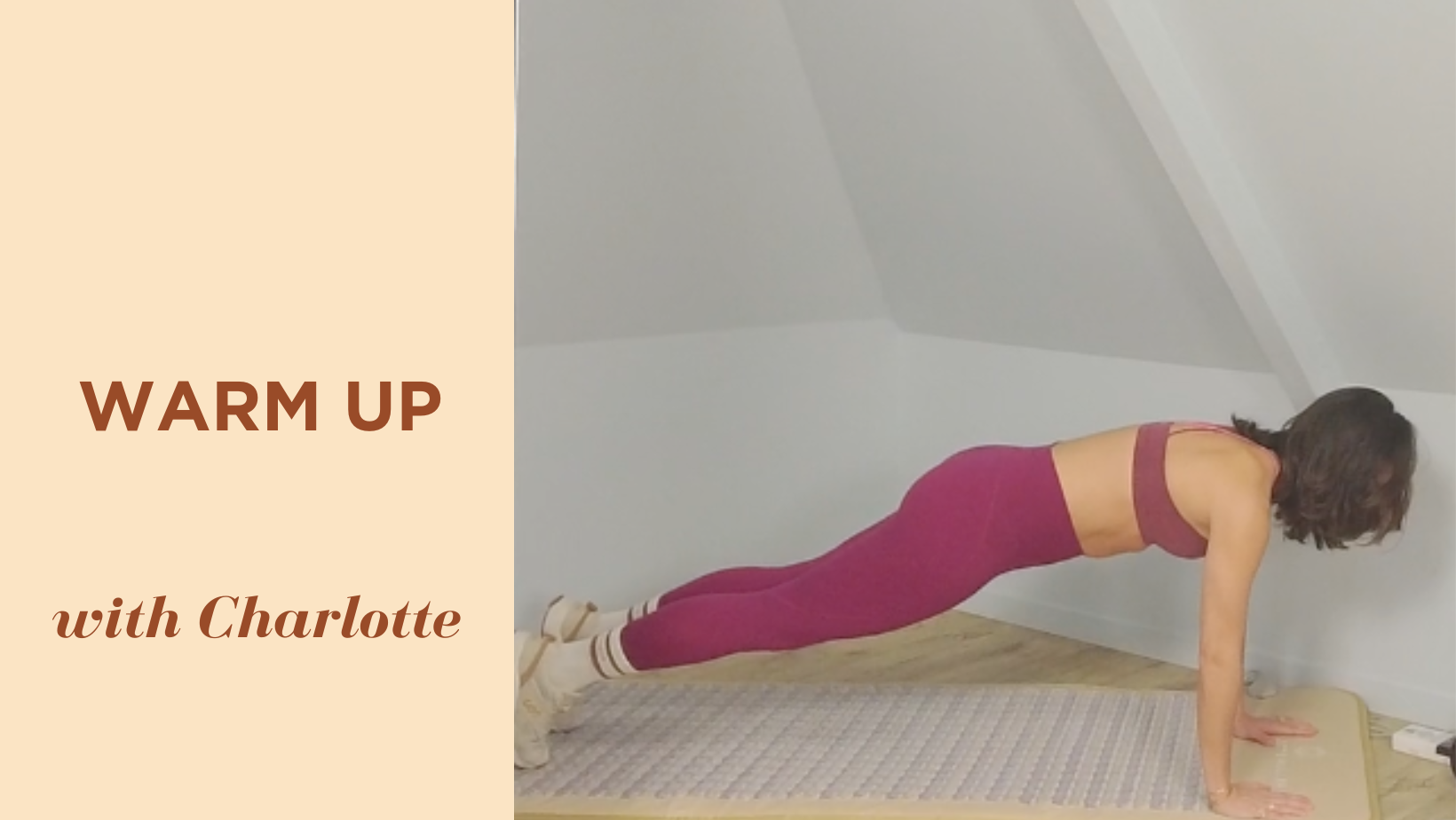 WARM UP avec Charlotte 5min - Audrieux