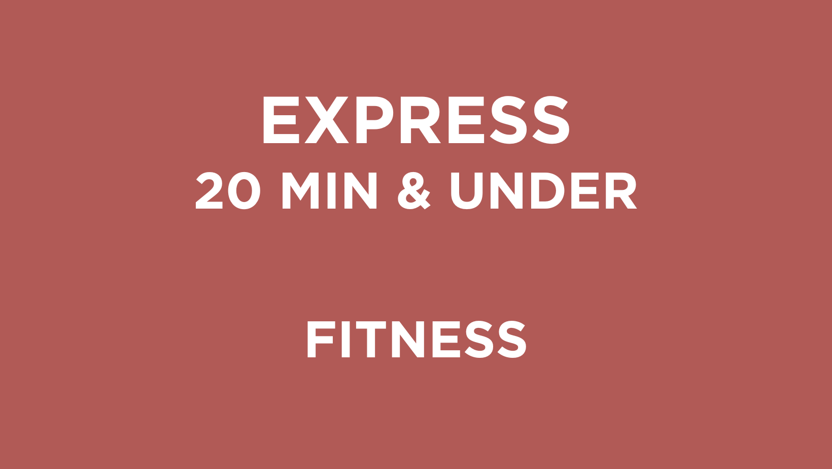 EXPRESS FITNESS