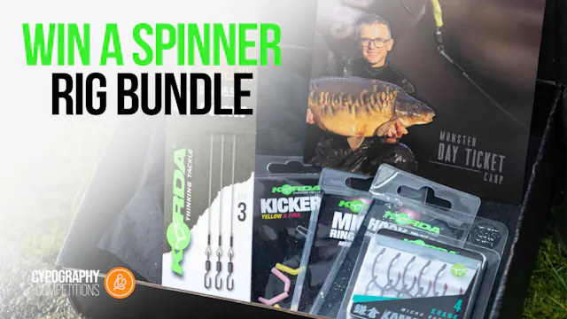 £320 PRIZE VALUE! Win a Korda Spinner...