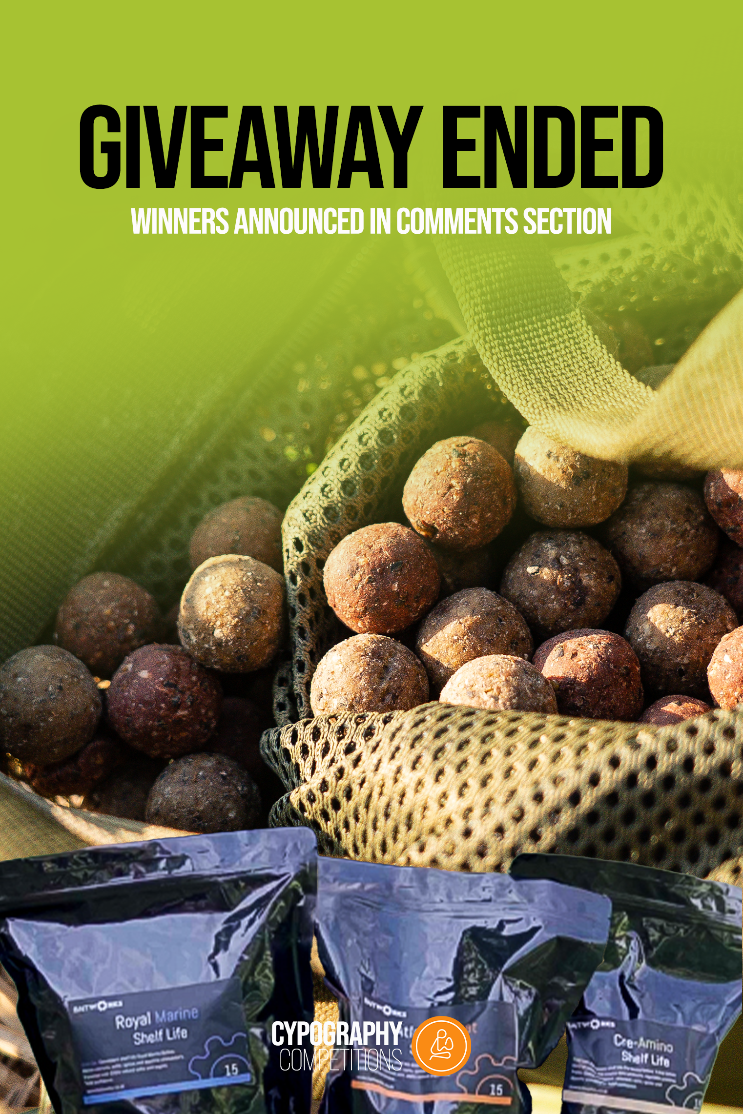 £57 PRIZE VALUE!  Win 5kg of Baitworks boilies - Aug 2026