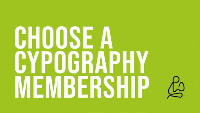 Cypography Membership 