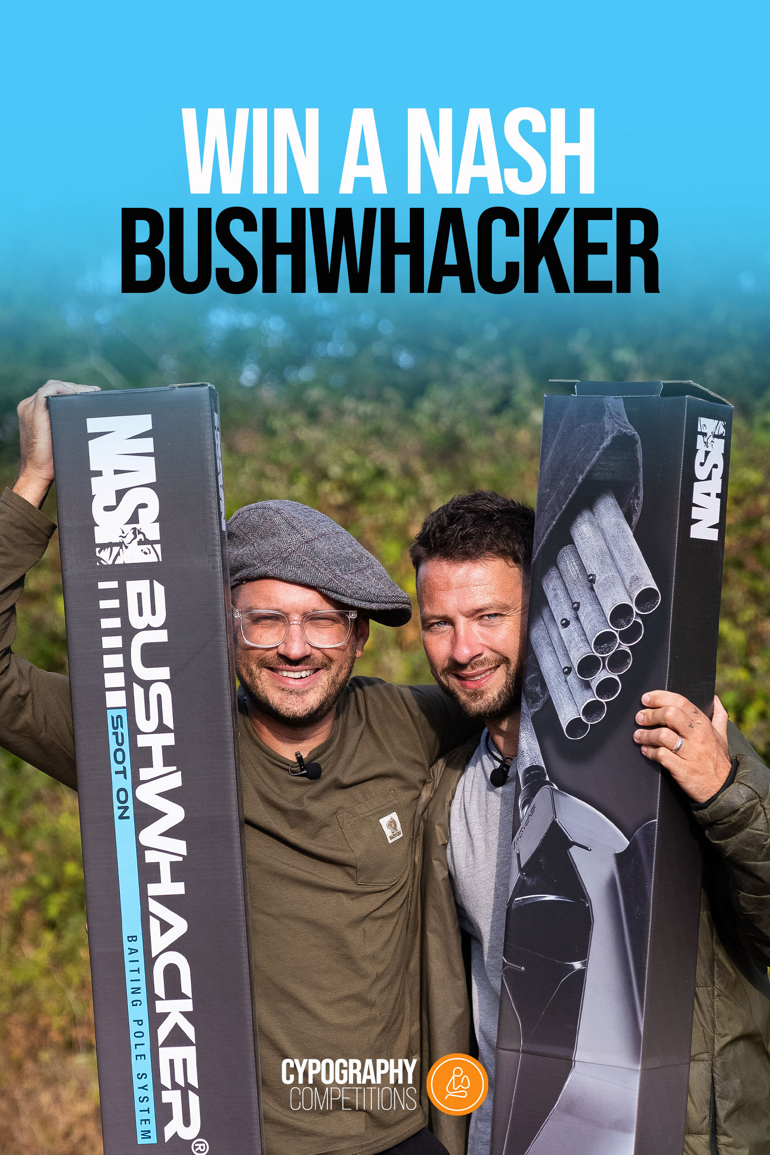 £400 PRIZE VALUE! Win a Nash Spot On Bushwacker Baiting Pole system - Sept 2026