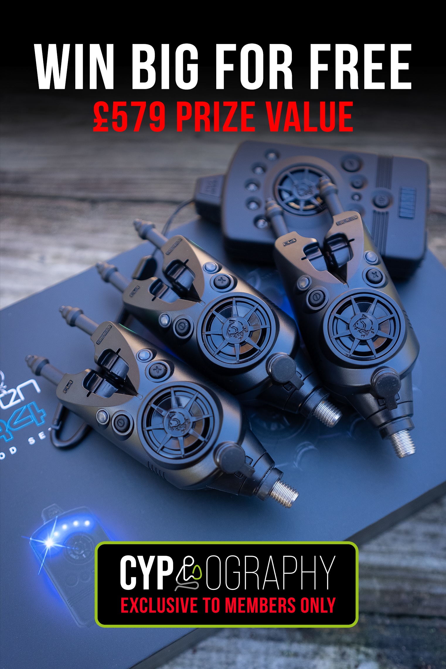 Nash Siren R4 3-Rod Bite Alarm Presentation Set | May 2026