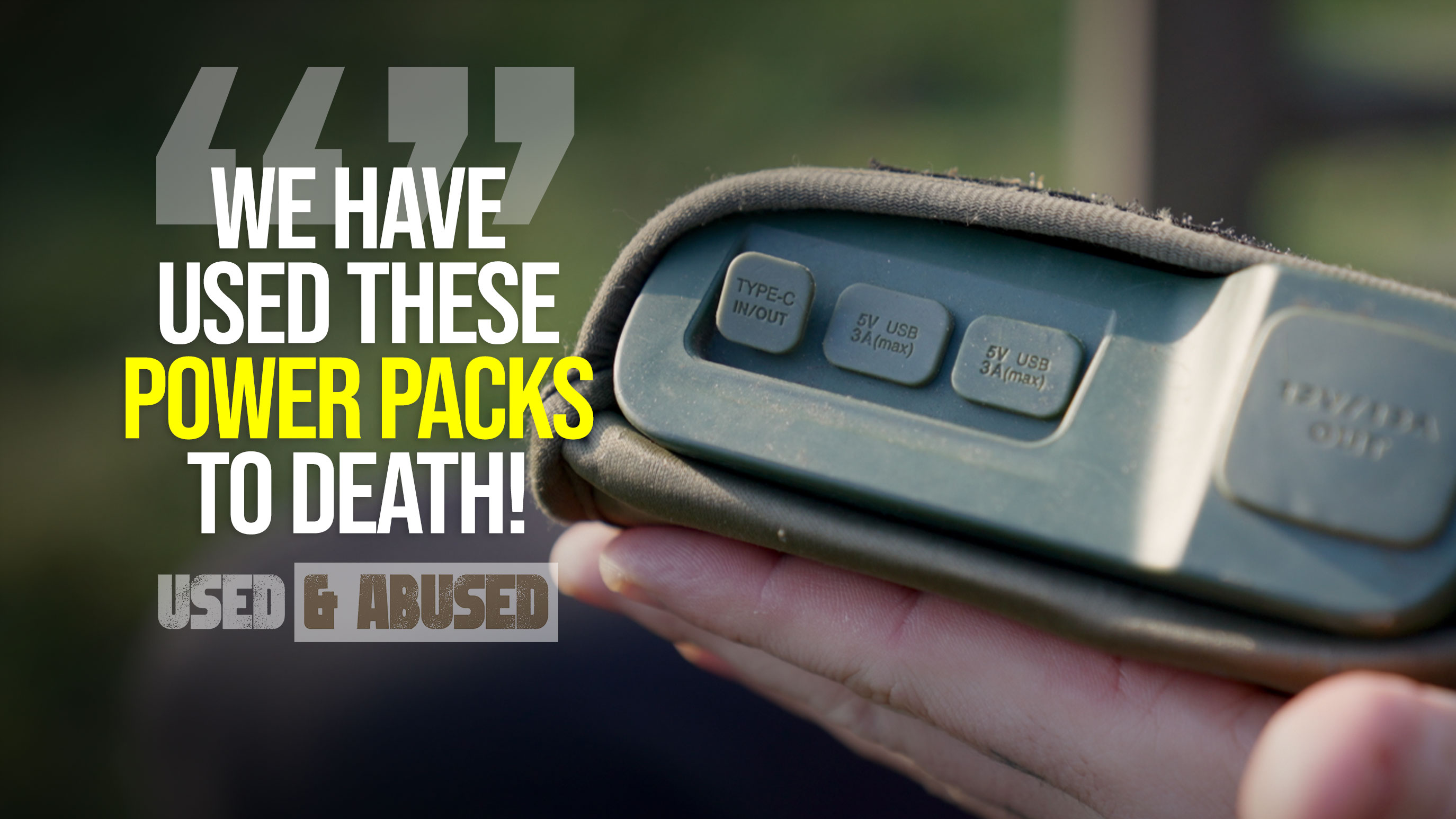 Ridgemonkey Vault C-Smart Power Pack | Used & Abused