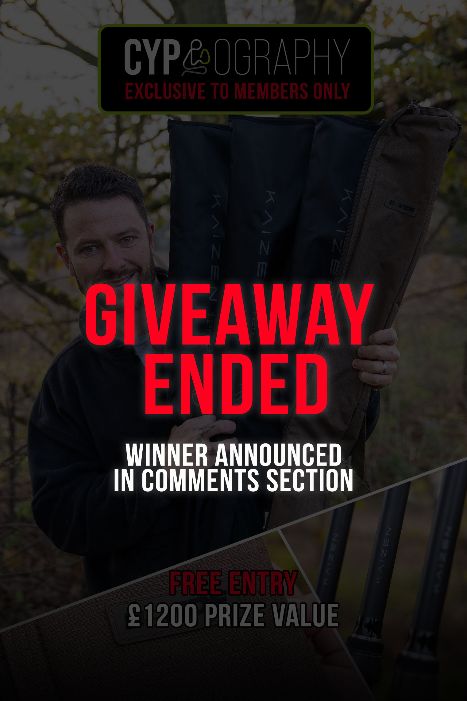 Korda Kazien Platinum x3 + Divide Rod Hold-all | December 2025