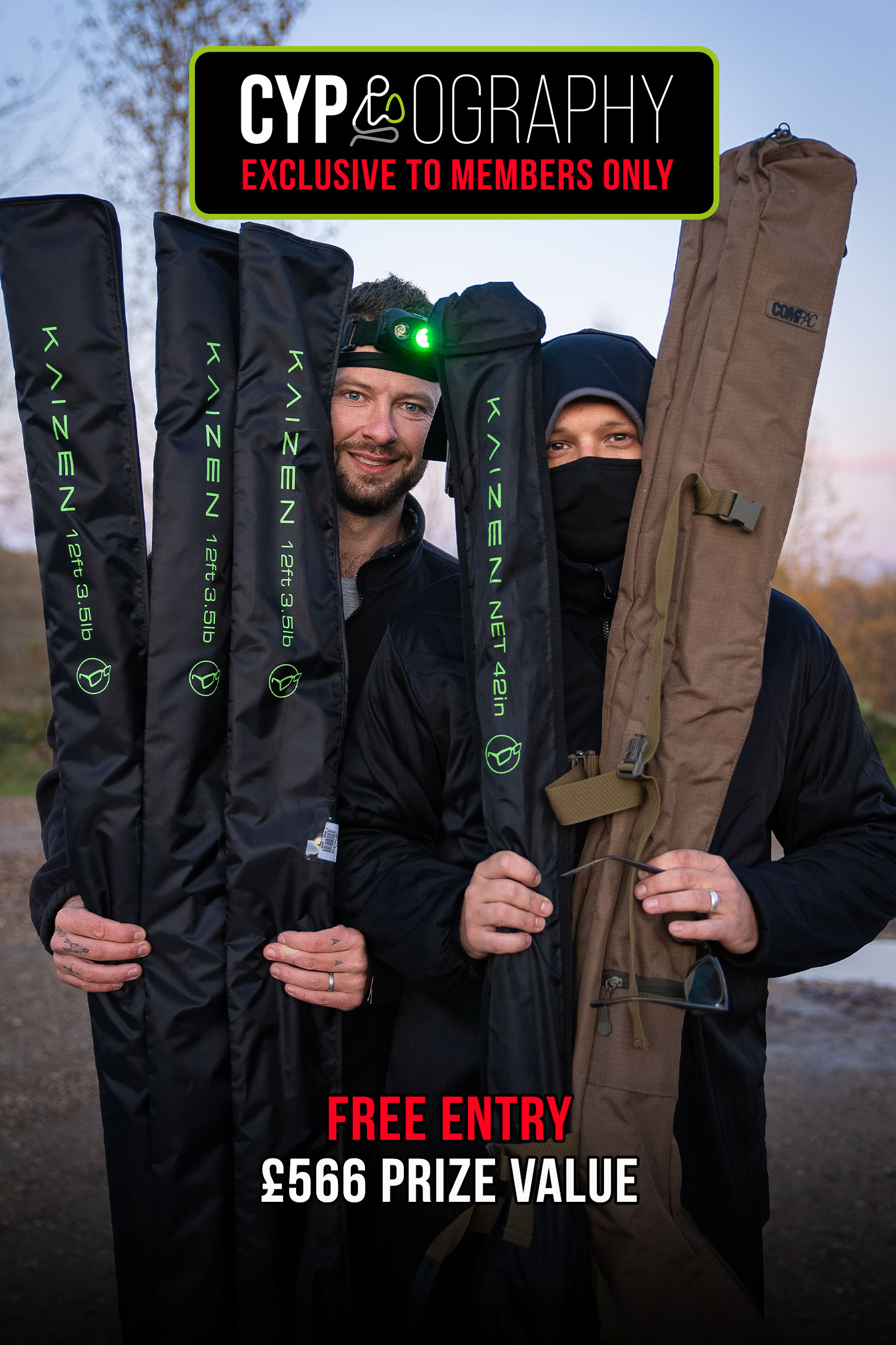 Korda Kaizen Green Rods & Landing Net + Divide Rod Hold-all | January 2026