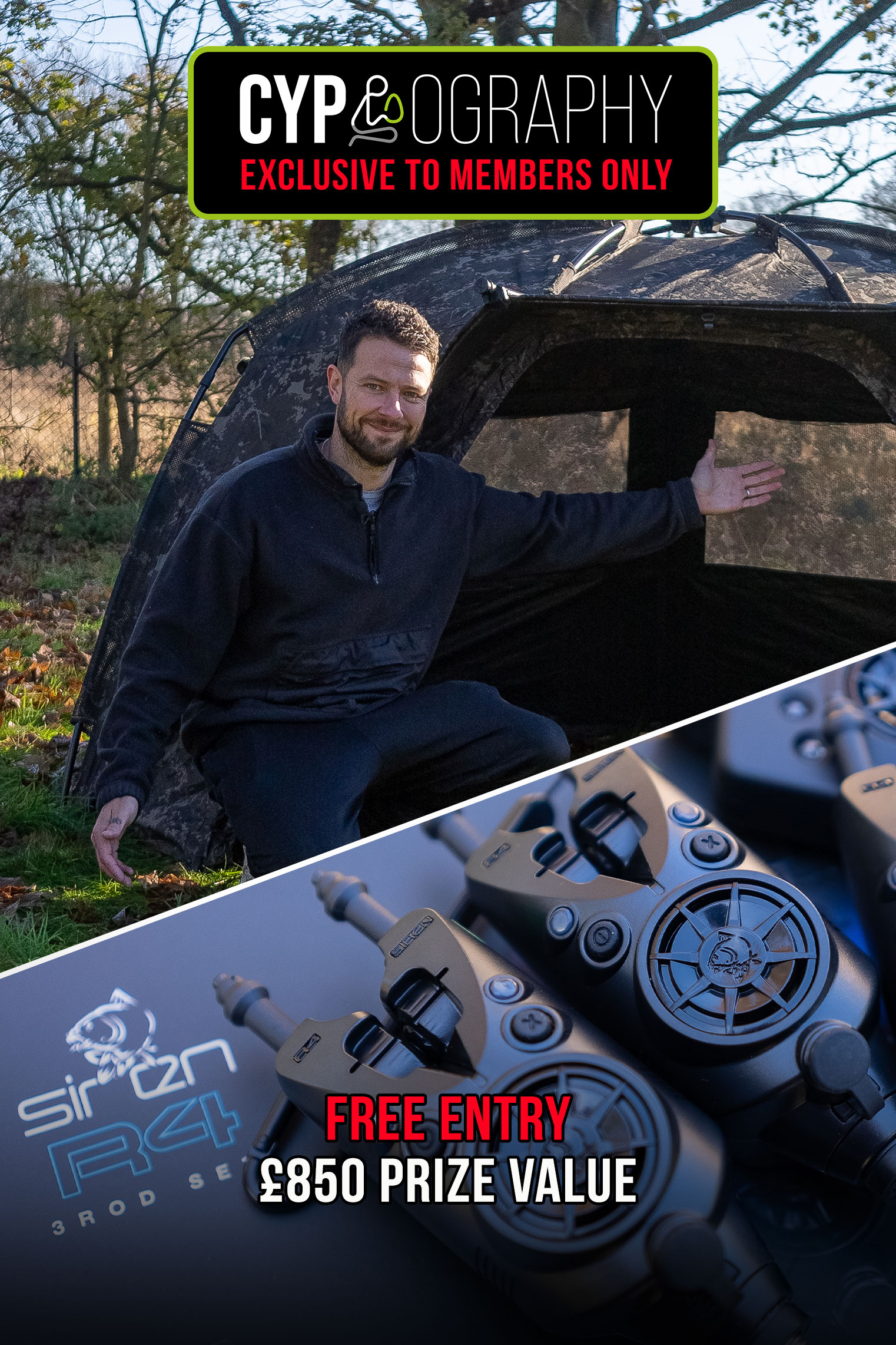 Nash Titan Hide Camo Bivy + R4 Siren Set | December 2025