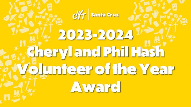 2023-2024 Volunteer of the Year Award