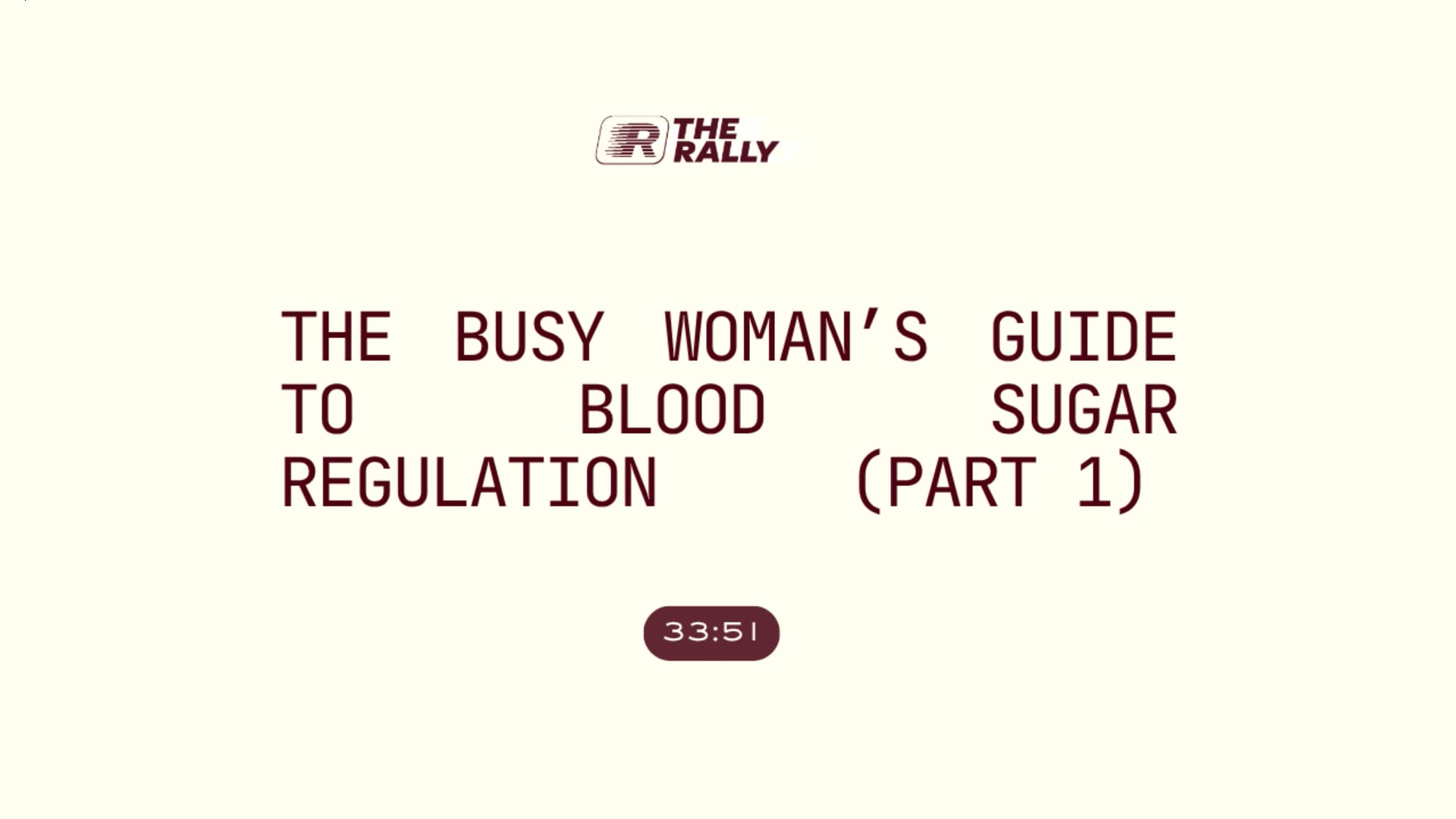The Rally by Daily Devotion Video