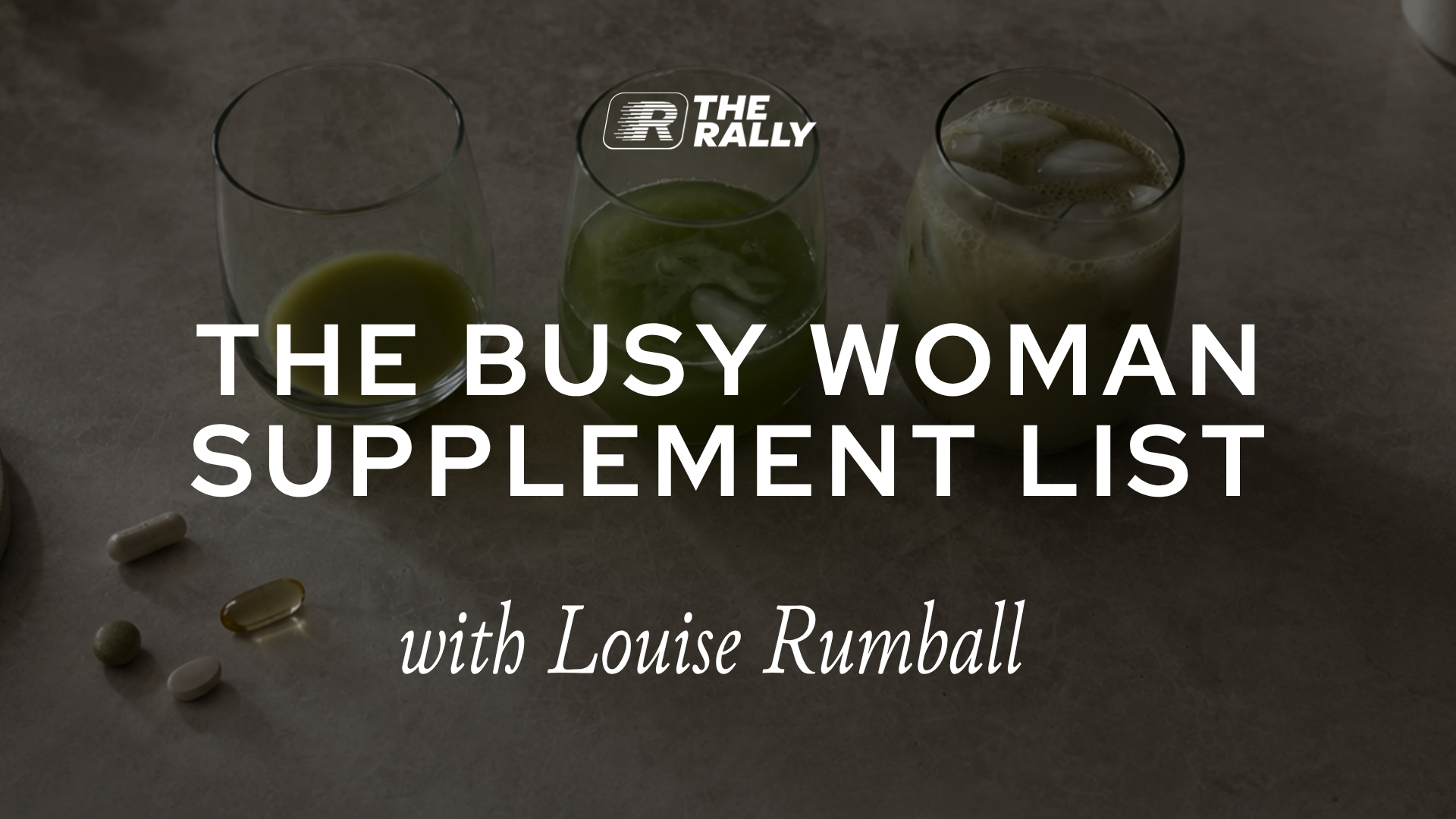 The Busy Woman Supplement List (Guide)