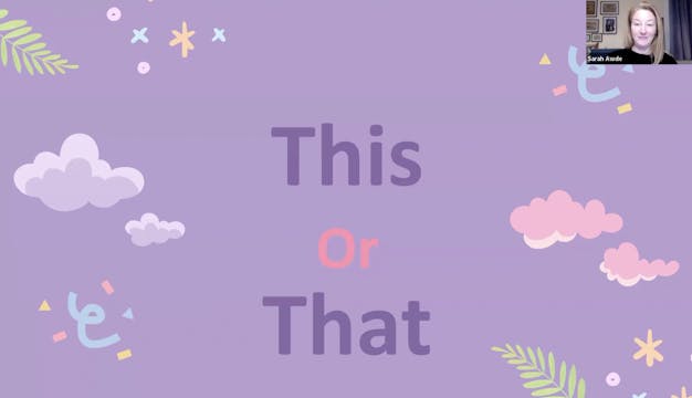 Voice Training: 11.19.25