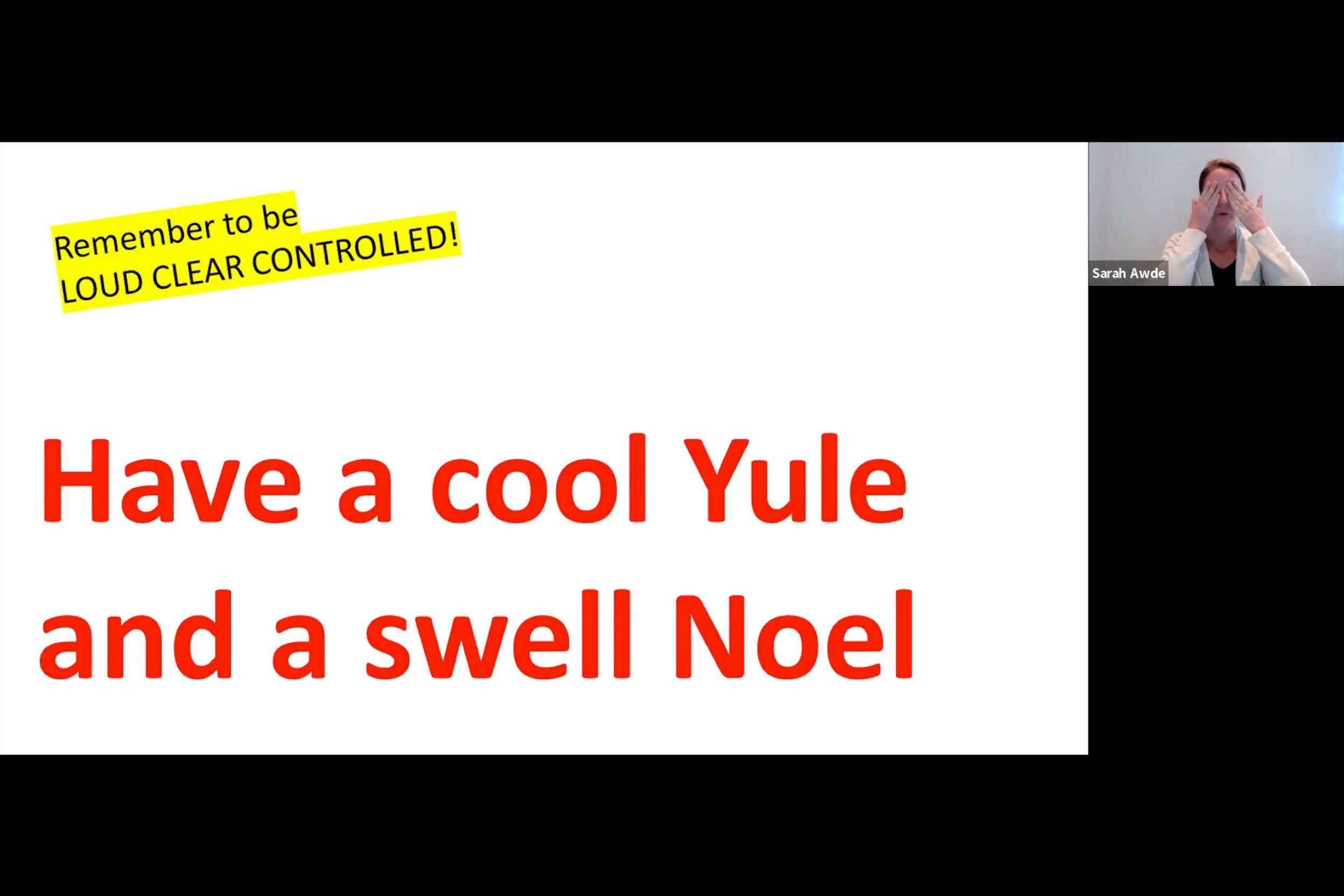 Voice Training: 11.30.22