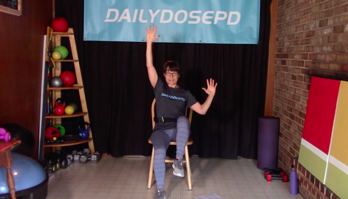 ChairFit: 7.13.21 (1/2 Seated, 1/2 Standing, No Weights)