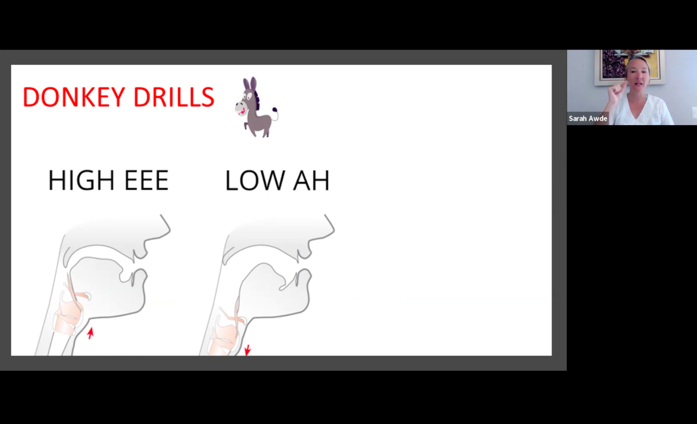 Voice Training: 9.14.22