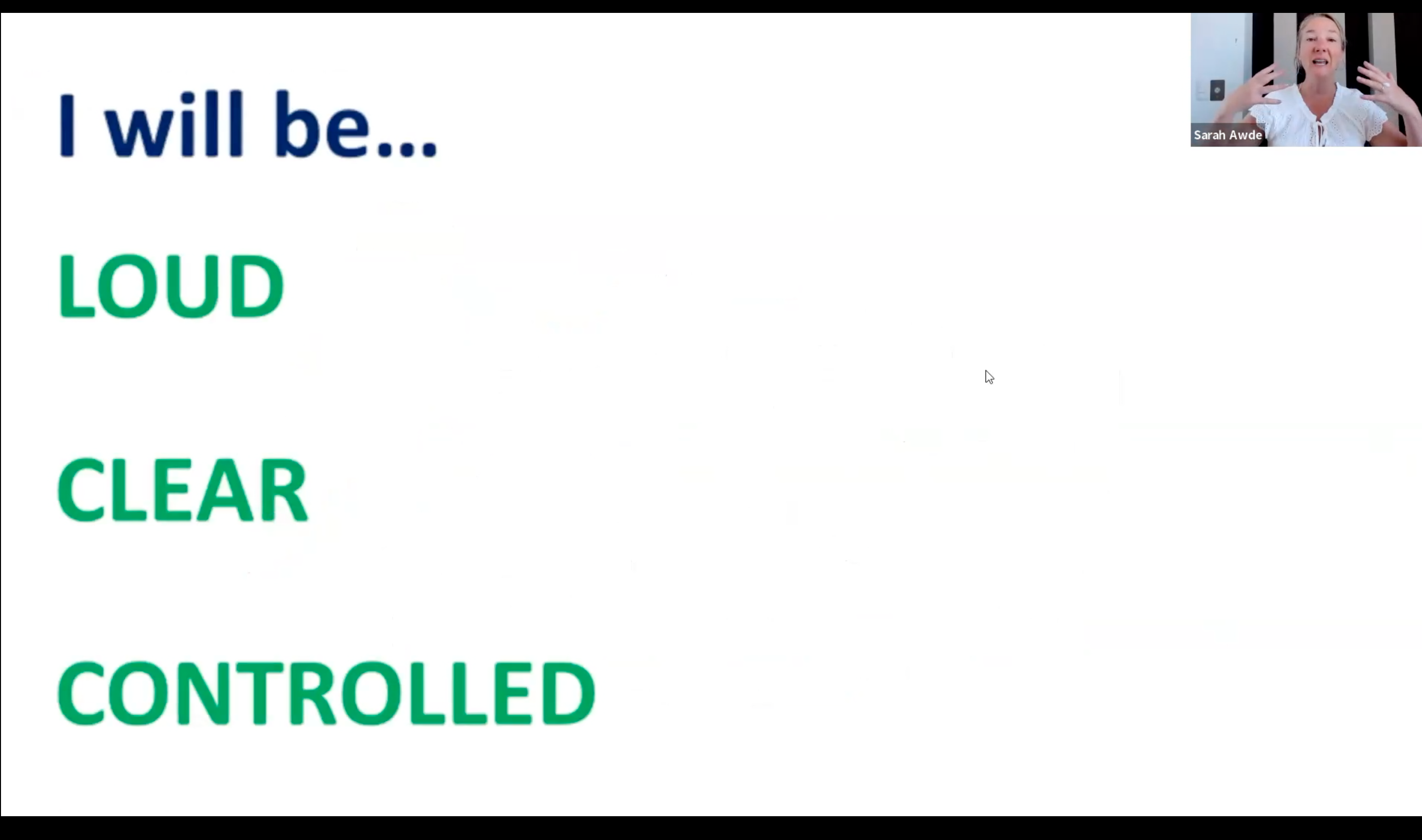 Voice Training: 2.28.24
