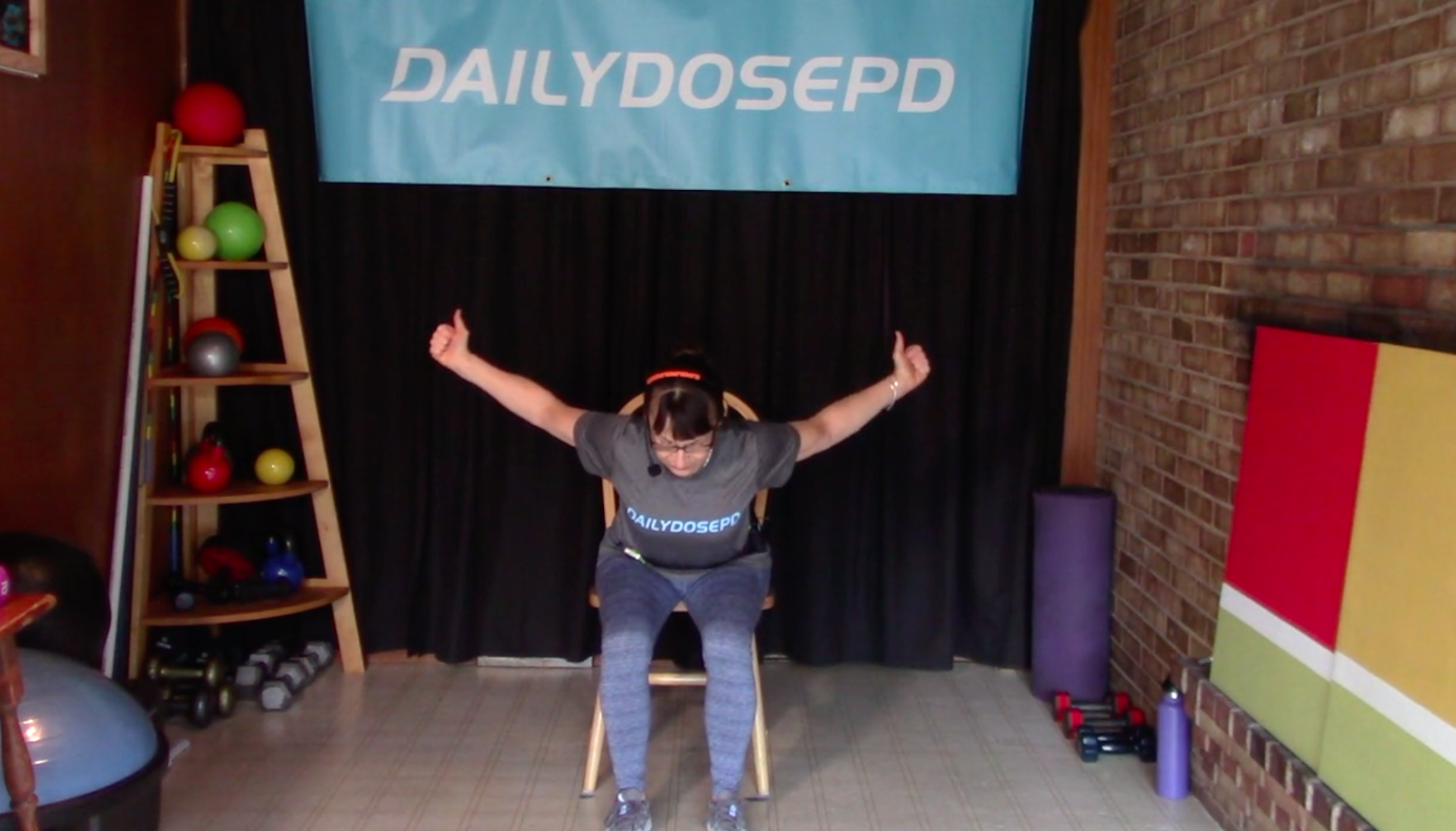 ChairFit: 2.10.21 (1/2 Seated, 1/2 Standing, No Weights)