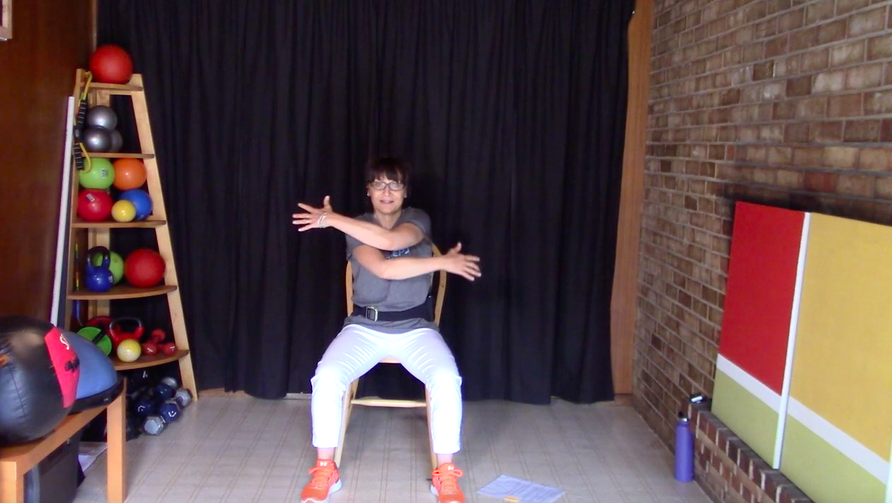 ChairFit: 8.12.20 (1/2 Seated, 1/2 Standing, No Weights)