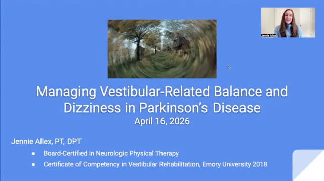 Managing Vestibular-Related Balance a...