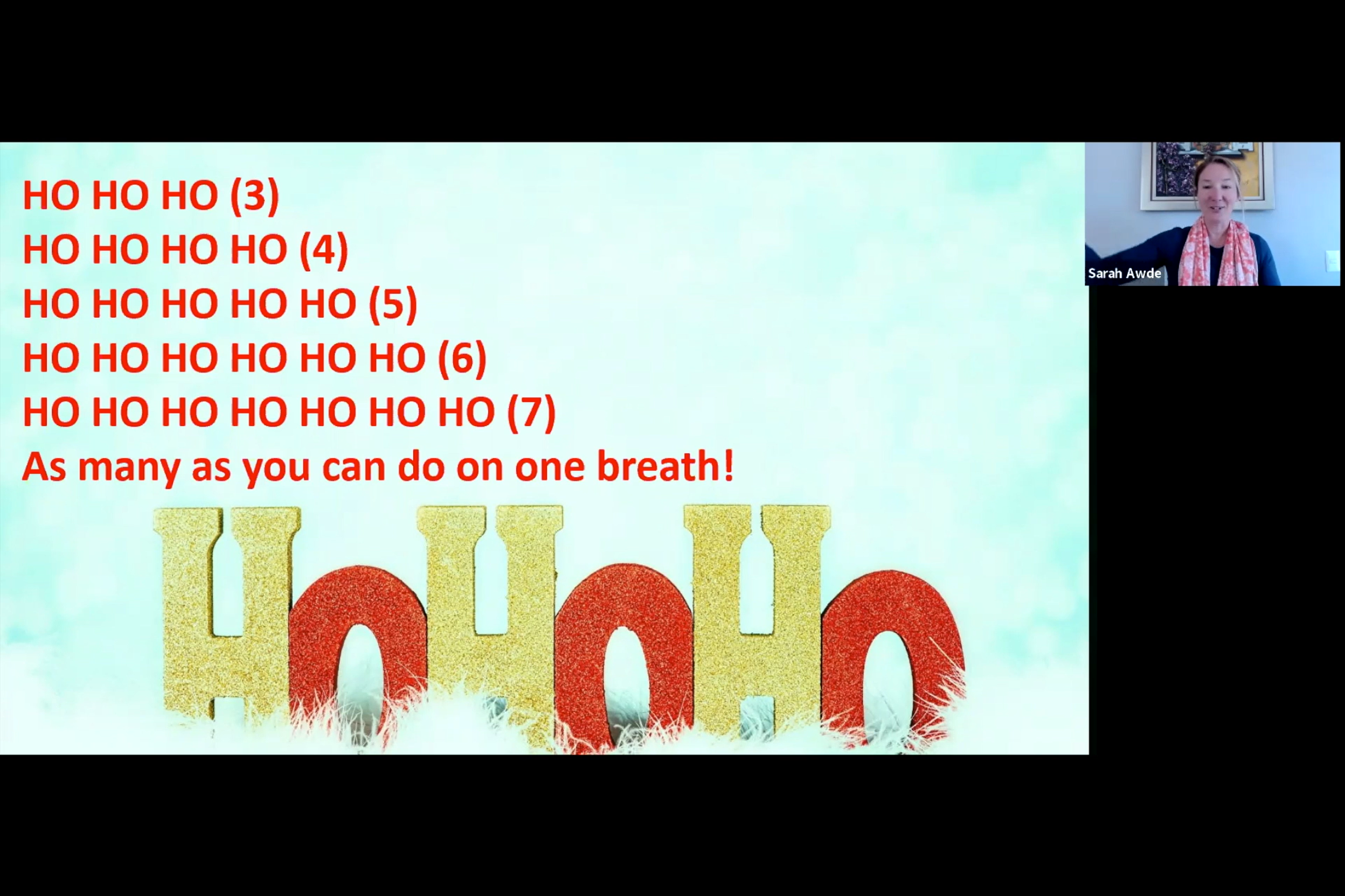 Voice Training: 12.7.22