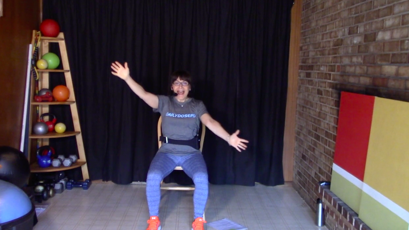 ChairFit: 9.9.20 (1/2 Seated, 1/2 Standing, No Weights)