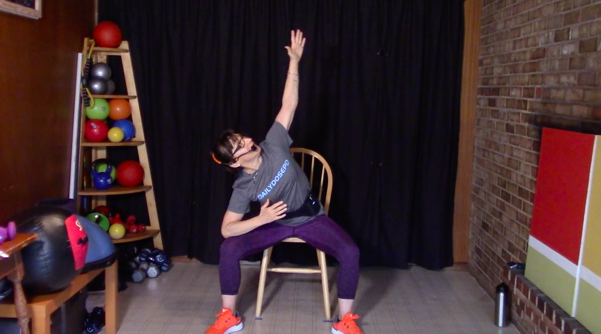 ChairFit: 7.1.20 (1/2 Seated, 1/2 Standing, No Weights)