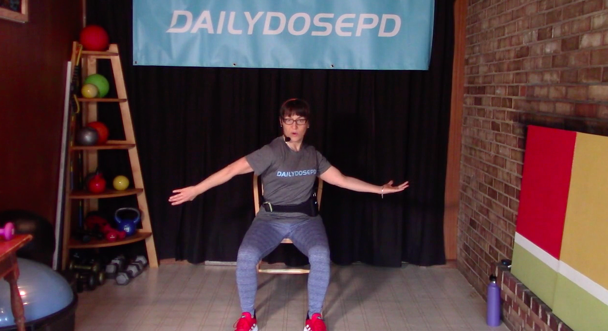 ChairFit: 12.23.20 (1/2 Seated, 1/2 Standing, No Weights)