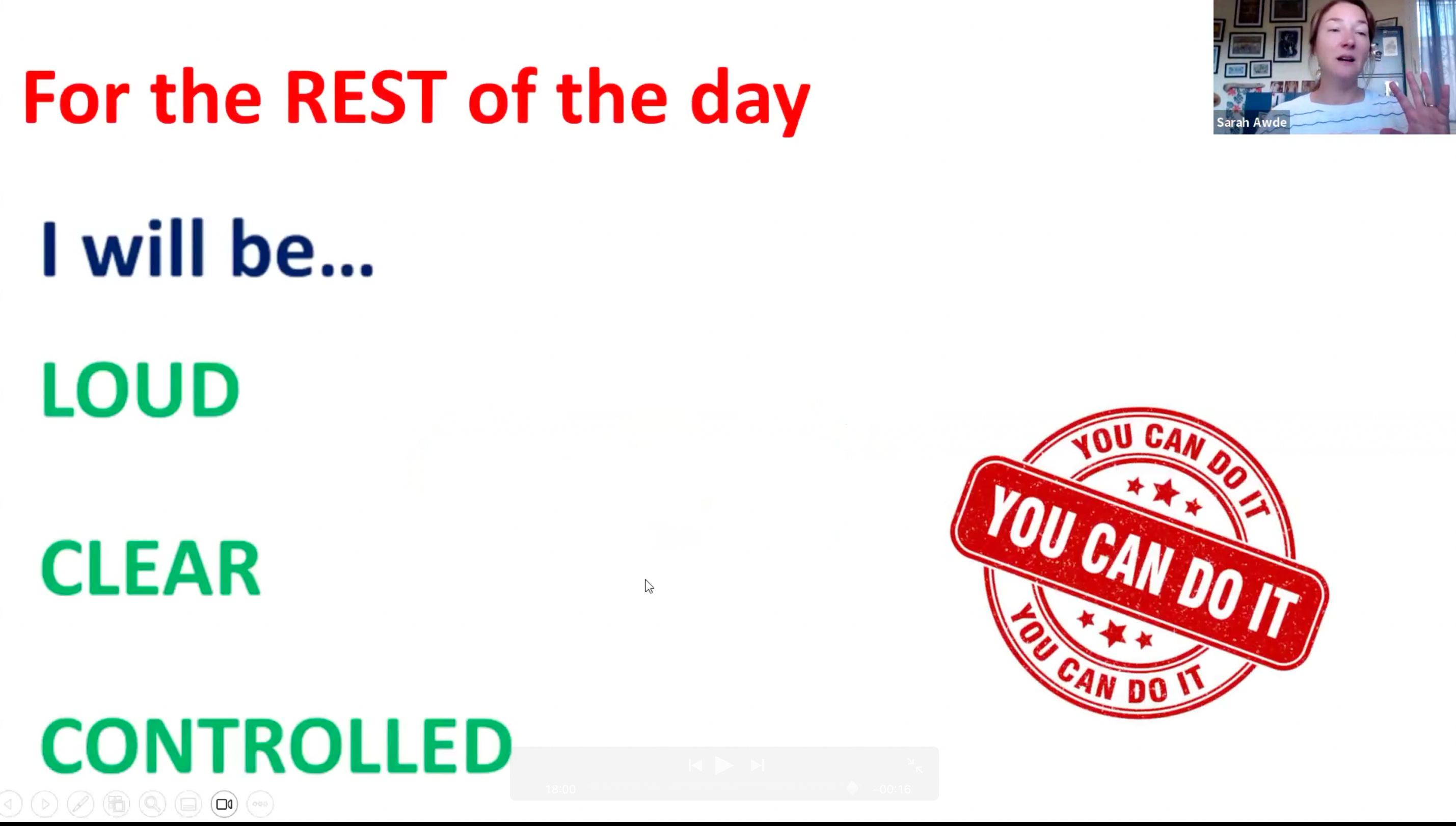 Voice Training: 5.14.25