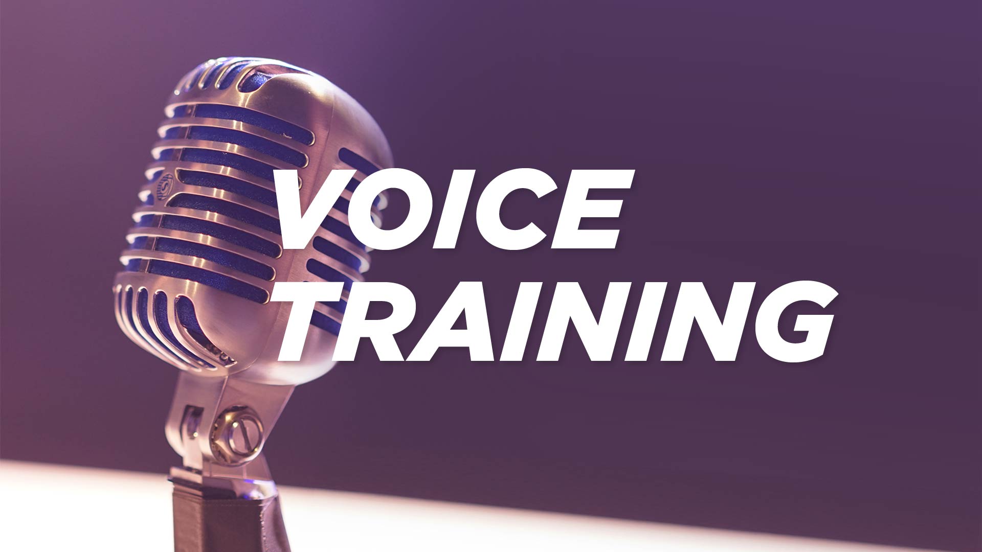 Voice Training