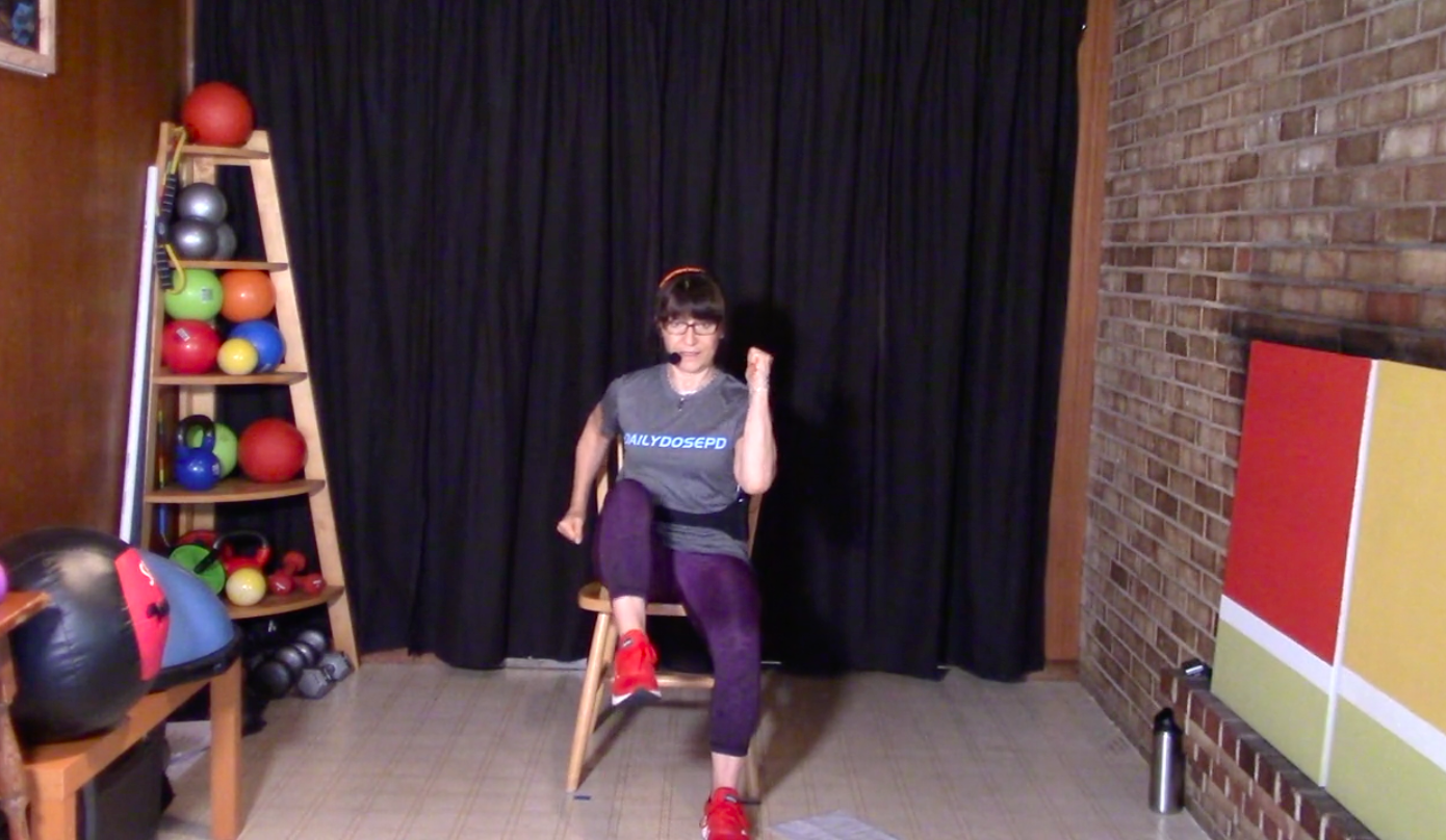 ChairFit: 8.5.20 (1/2 Seated, 1/2 Standing, No Weights)