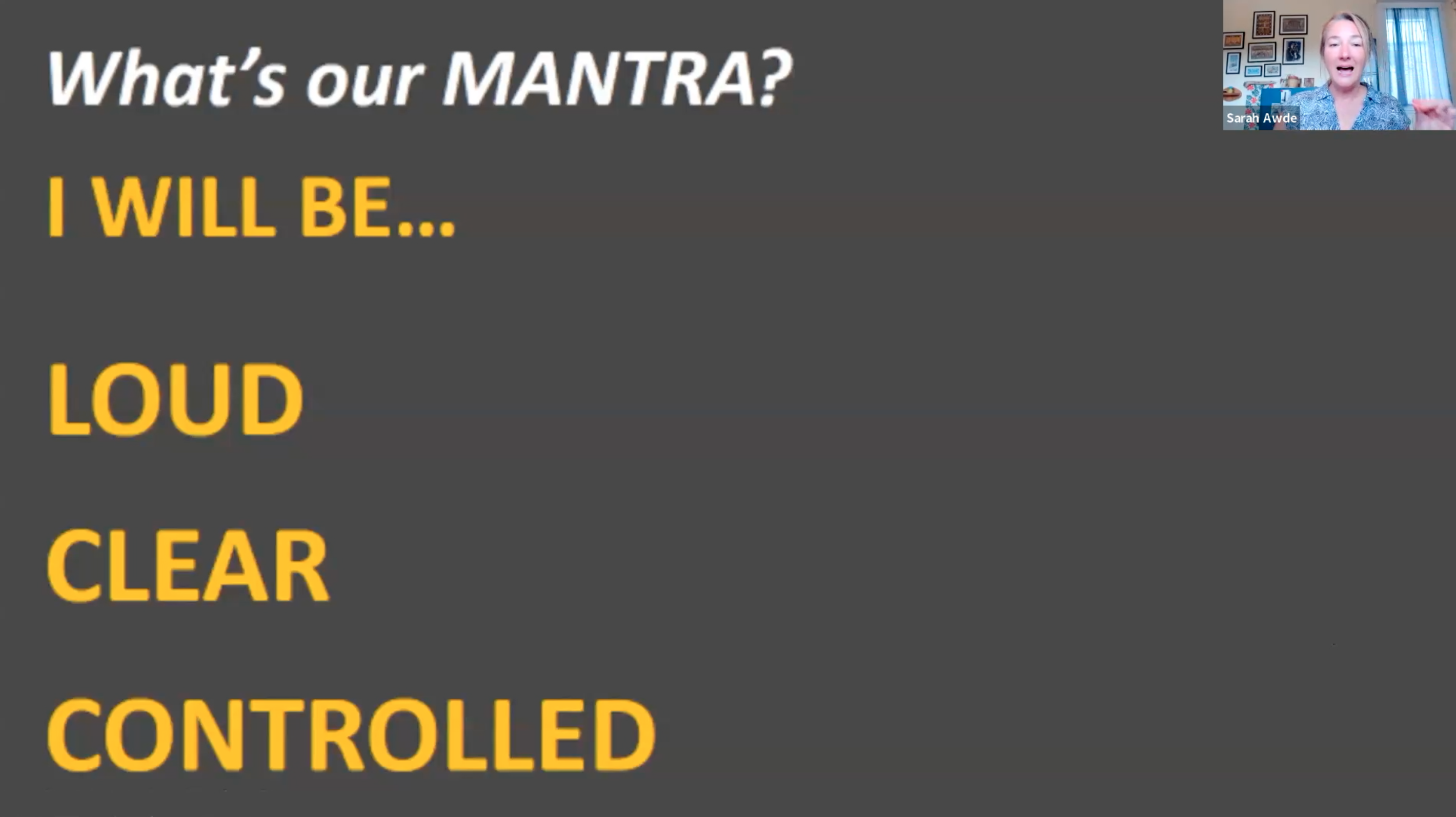 Voice Training: 9.4.24