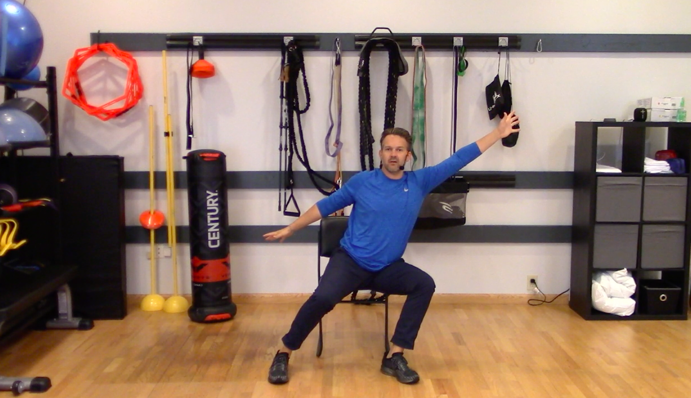 ChairFit: 6.10.20 (1/2 Seated, 1/2 Standing, No Weights)