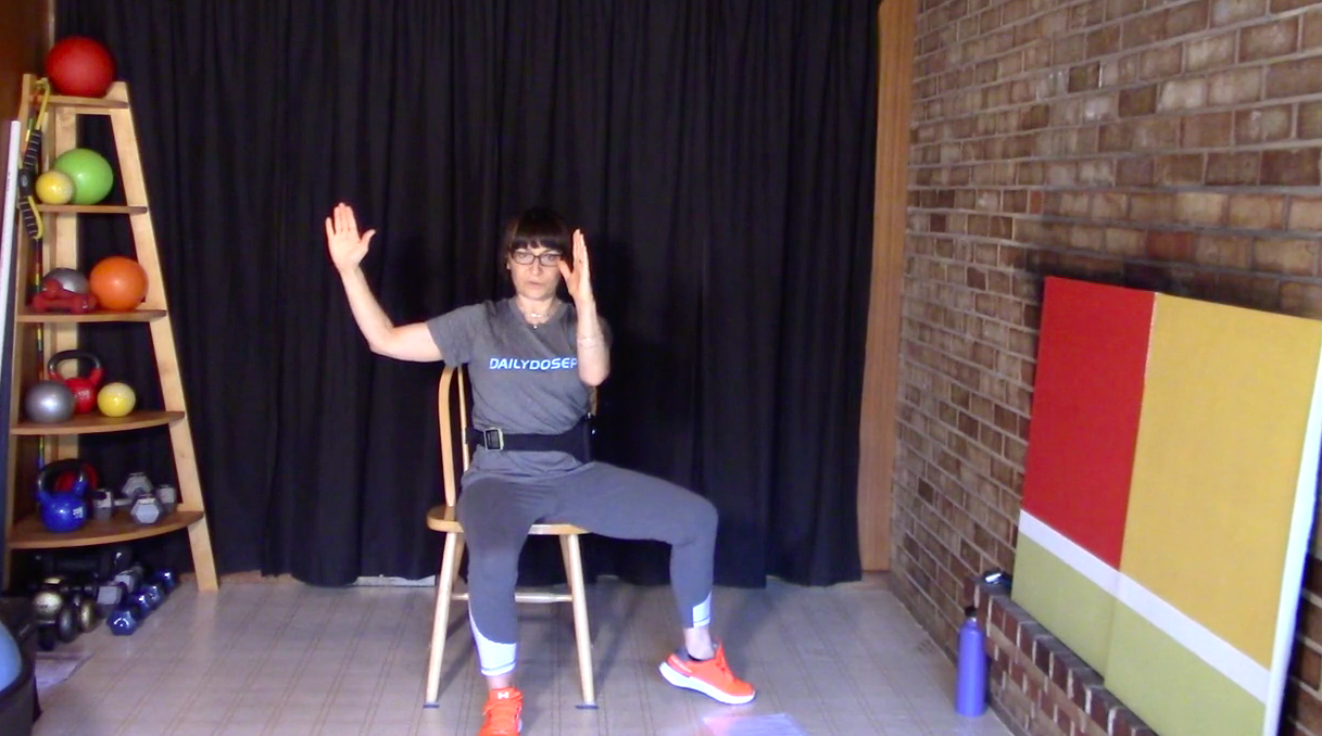 ChairFit: 8.26.20 (1/2 Seated, 1/2 Standing, No Weights)