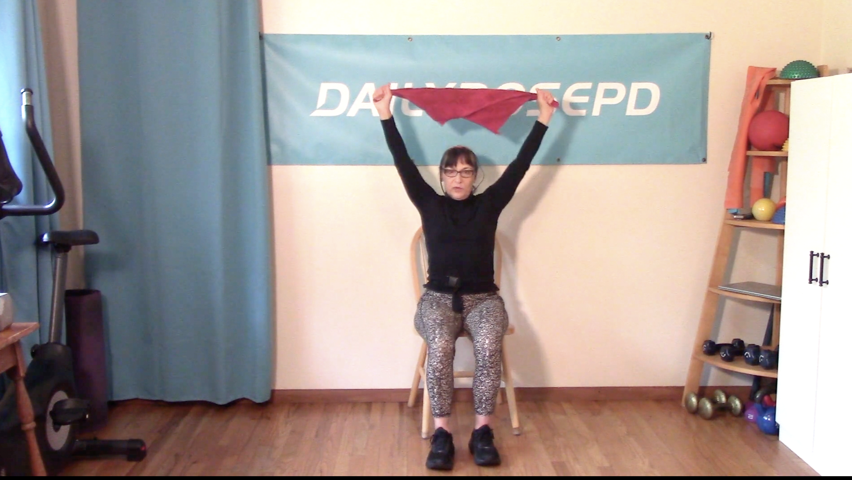 ChairFit Express: 7.1.26 (1/2 Seated, 1/2 Standing, Towel)