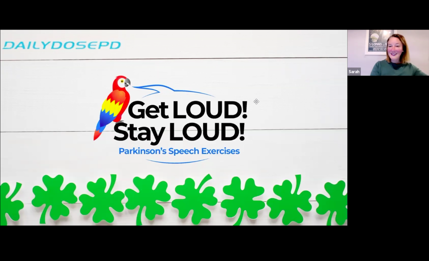 Voice Training: 3.16.22