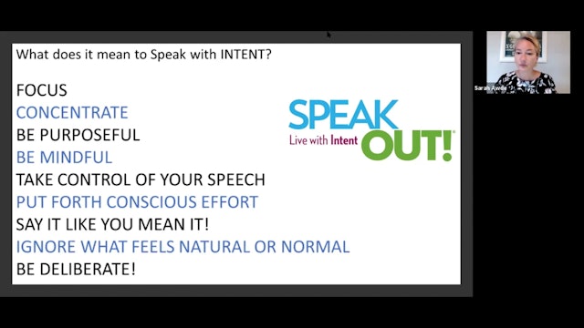 Voice Training: Speak Out! (9.22.21)