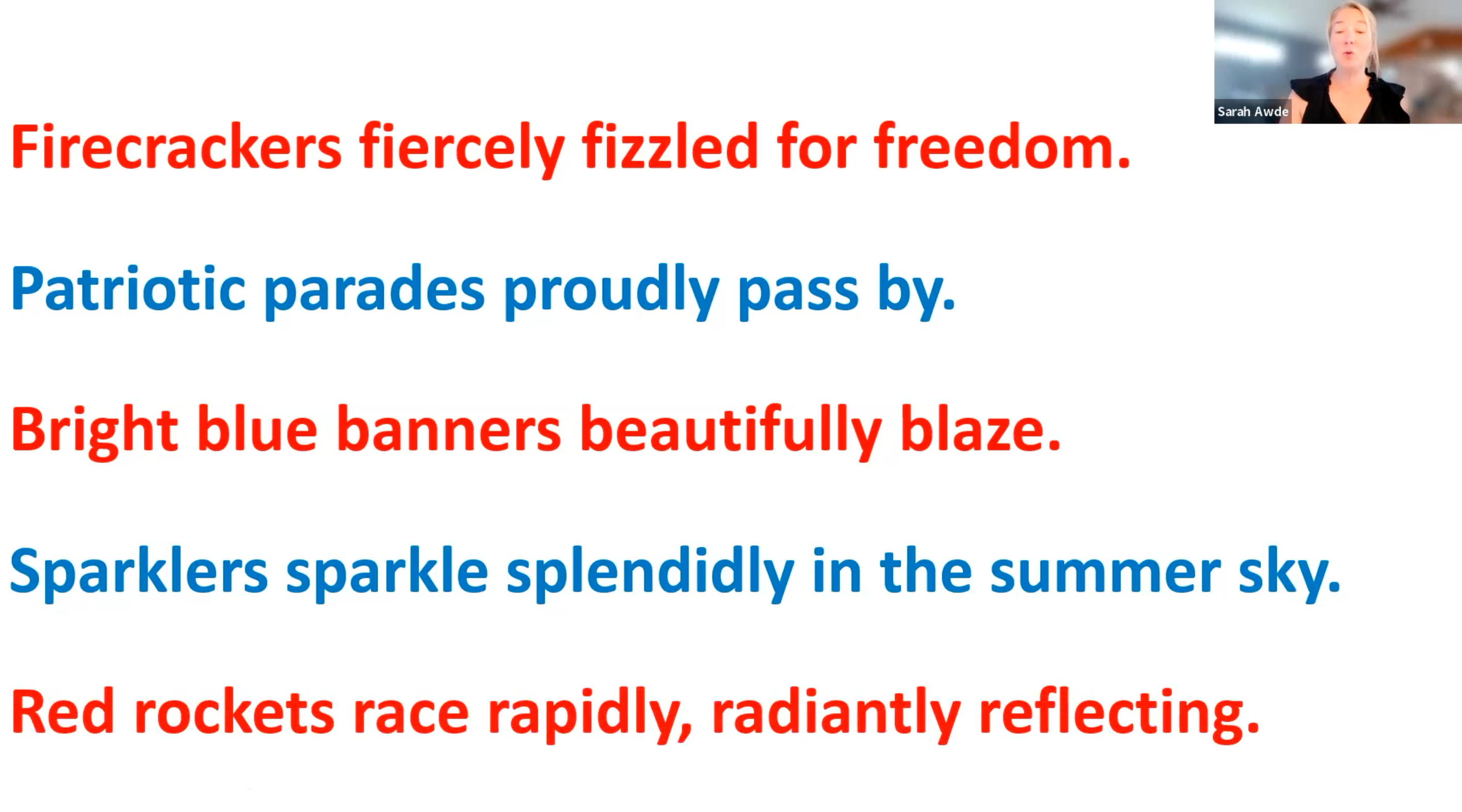 Voice Training: 7.3.24