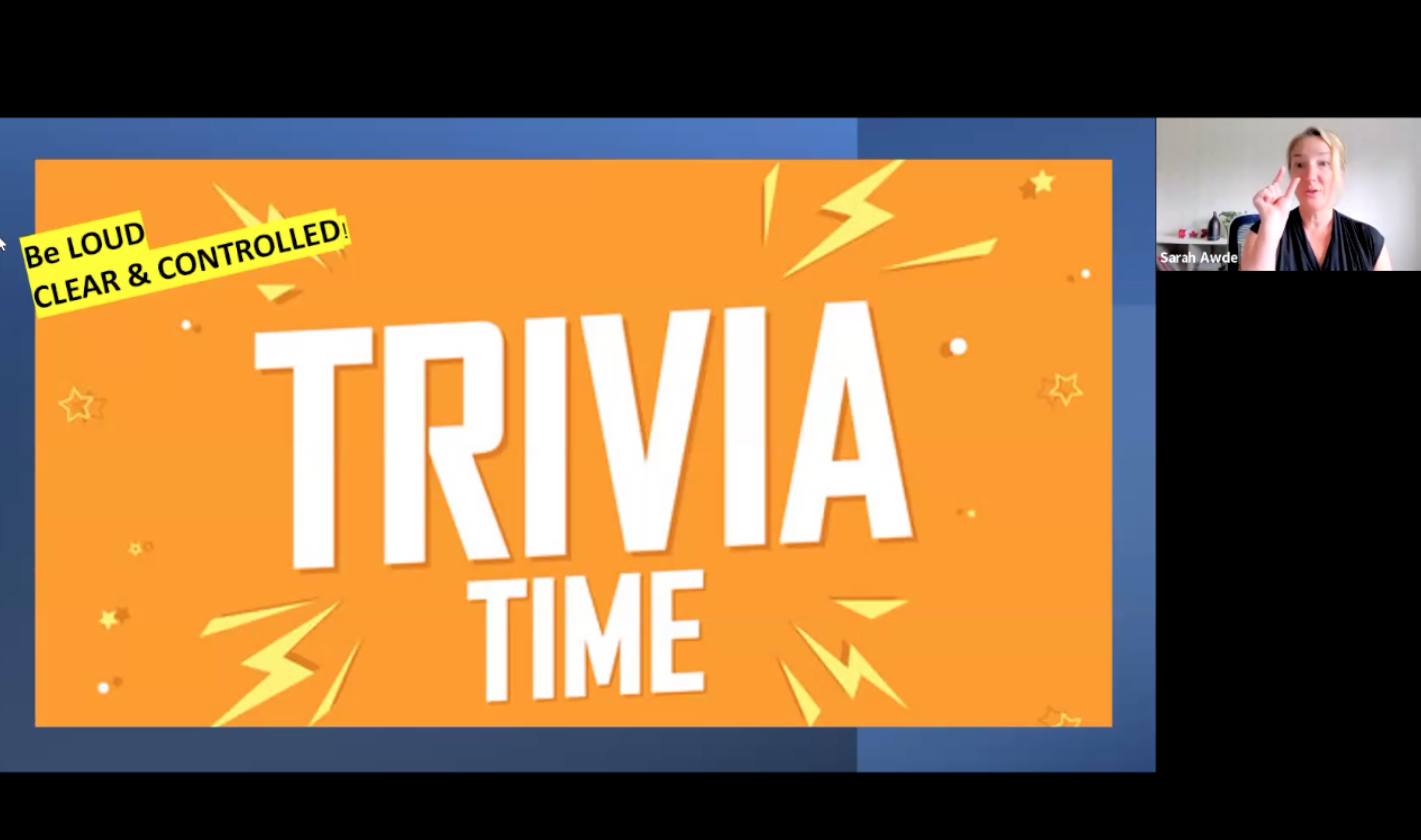 Voice Training: 8.2.23