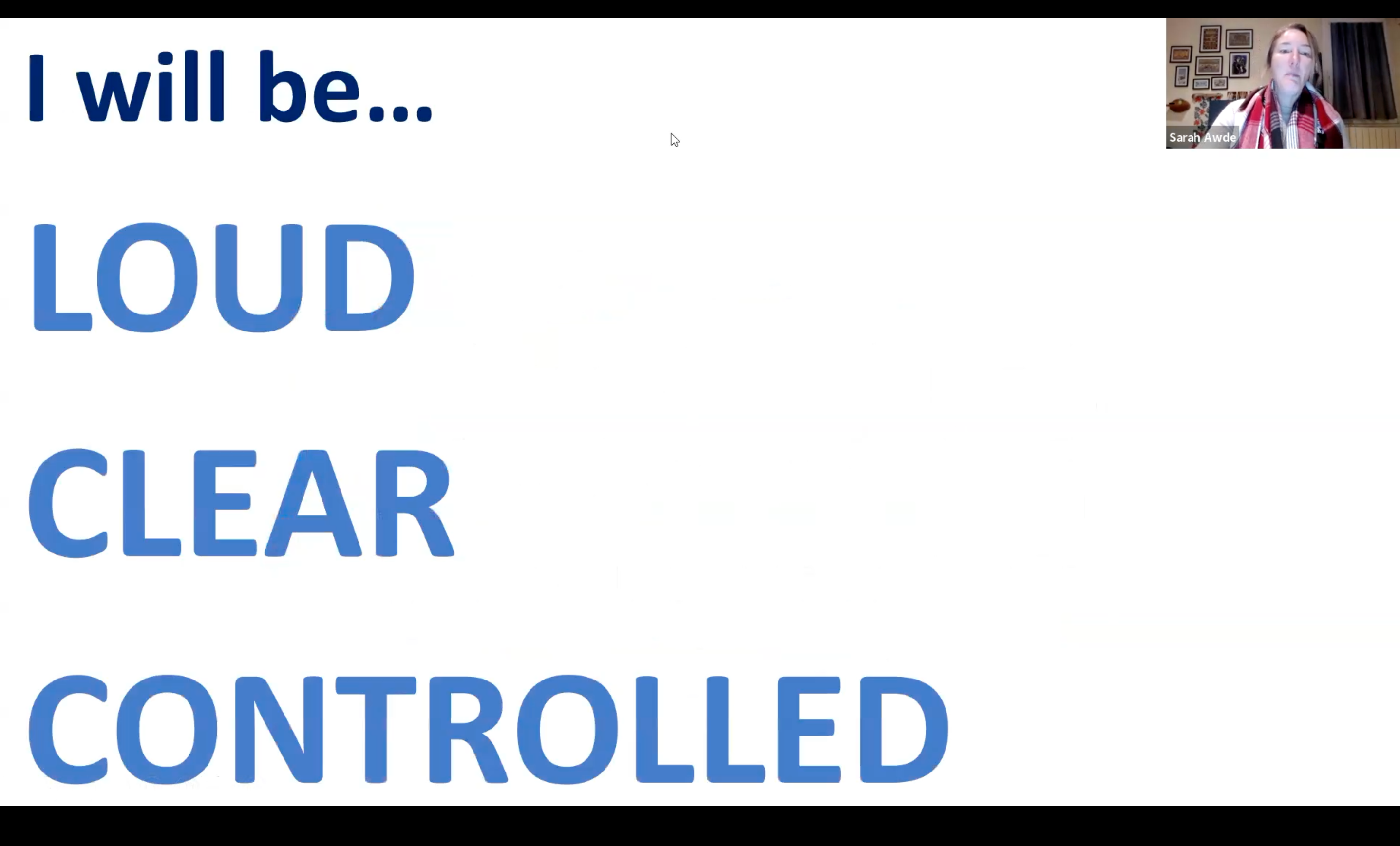 Voice Training: 11.20.24
