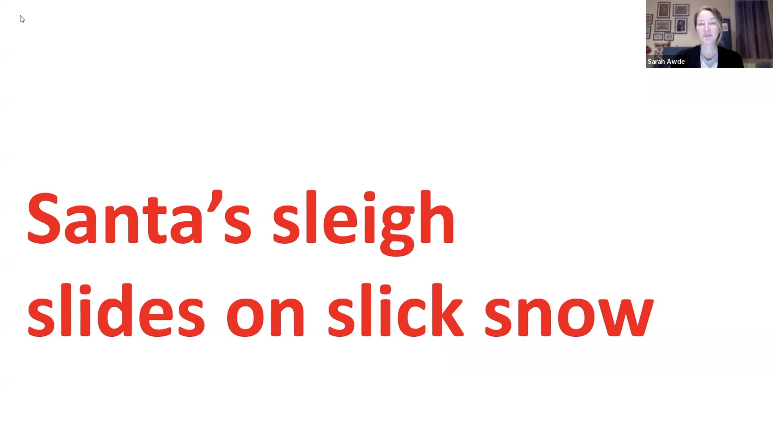 Voice Training: 12.3.25