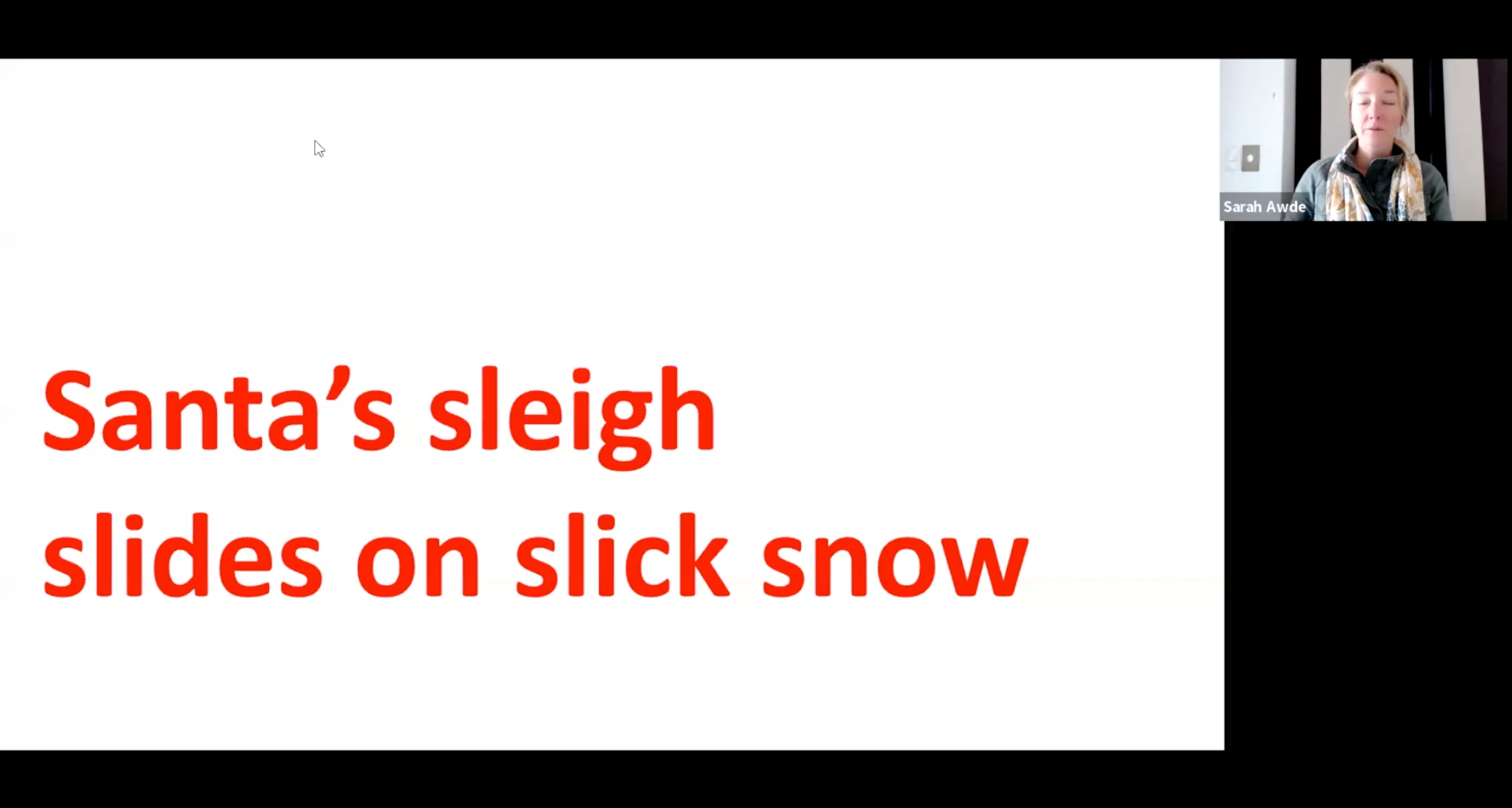 Voice Training: 12.13.23